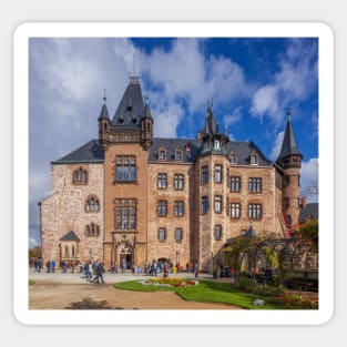 Castle, Wernigerode, Harz, Saxony-Anhalt, Germany Sticker